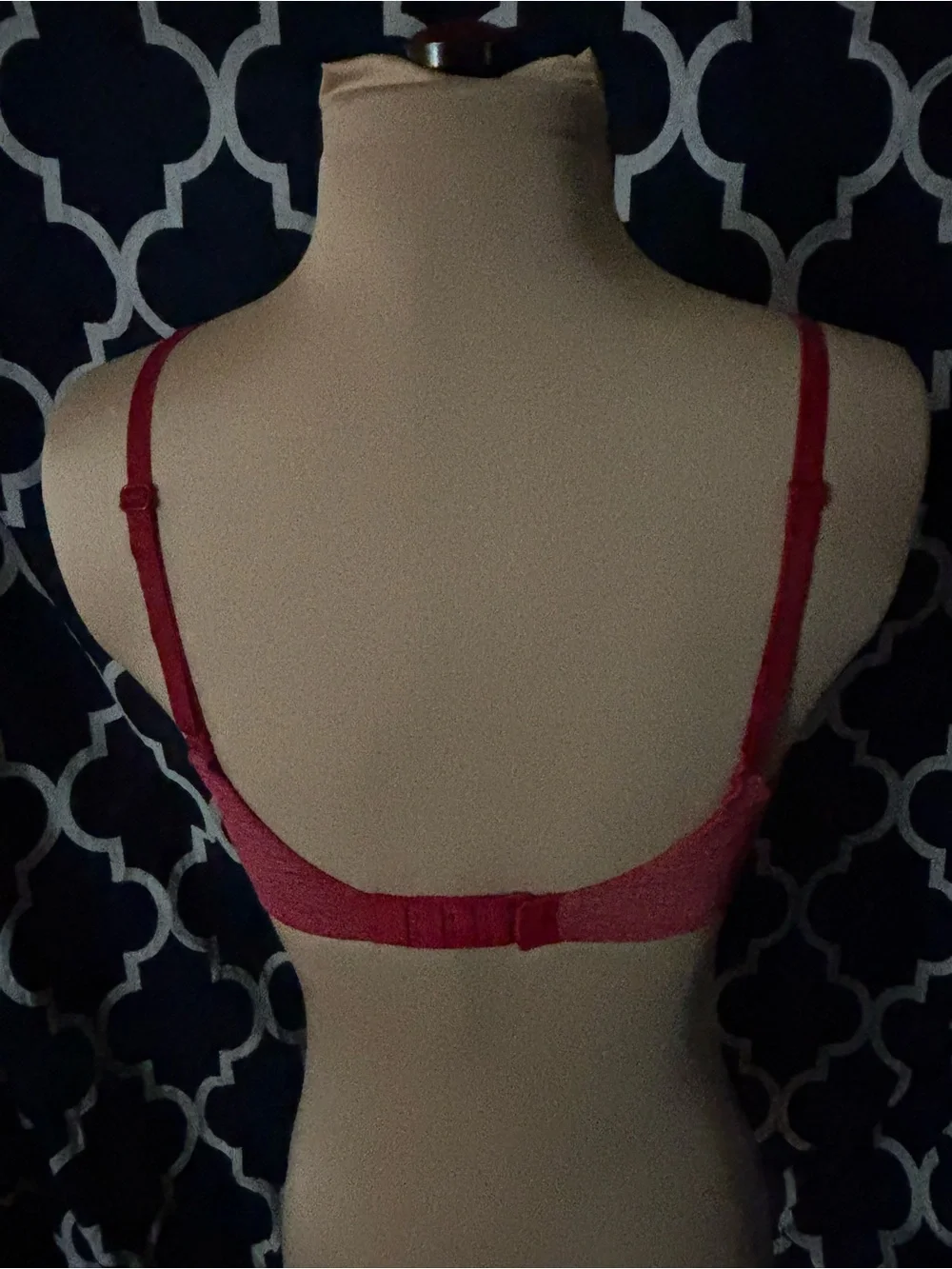 Victoria's Secret Red Padded Perfect Coverage Bra with Smooth Cups